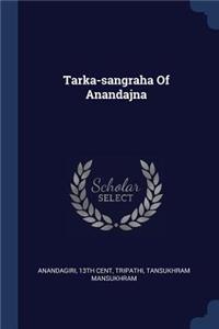 Tarka-sangraha Of Anandajna