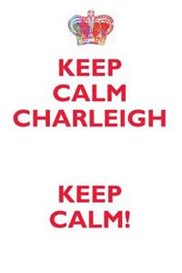 KEEP CALM CHARLEIGH! AFFIRMATIONS WORKBOOK Positive Affirmations Workbook Includes