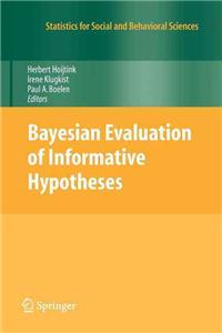 Bayesian Evaluation of Informative Hypotheses