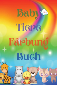 Baby Tiere Färbung Buch