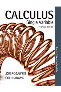 Calculus Early Transcendentals Single Variable