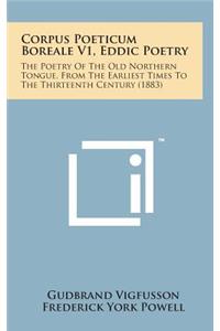 Corpus Poeticum Boreale V1, Eddic Poetry