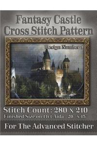 Fantasy Castle Cross Stitch Pattern