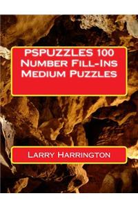 PSPUZZLES 100 Number Fill-Ins Medium Puzzles