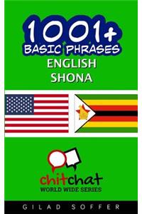 1001+ Basic Phrases English - Shona