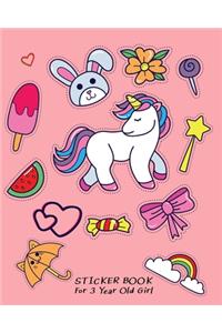 Sticker Book For 3 Year Old Girl