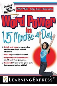 Word Power in 15 Minutes a Day