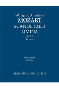 Scande coeli limina, K.34