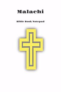 Bible Book Notepad Malachi