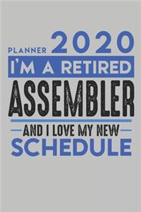 Weekly Planner 2020 - 2021 for retired ASSEMBLER