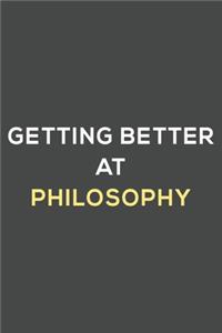 getting better at philosophy