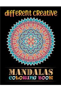 Different Creative Mandalas Coloring Book