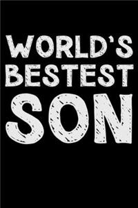 World's bestest son: Notebook (Journal, Diary) for the best Son in the world - 120 lined pages to write in