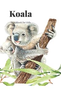 Koala Sketchbook for Girls