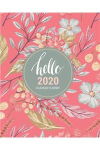 Hello 2020 Calendar Planner