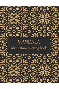 MANDALA Meditation coloring book