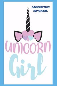 Composition NotebooK Unicorn Girl