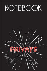 PRIVATE Notebook, Simple Design