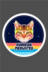 Dungeon Meowster DnD Notebook Journal 100 Lined Pages matte.