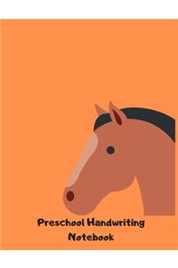Preschool Handwriting Notebook
