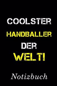 Coolster Handballer Der Welt Notizbuch