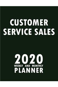 Customer Service Sales 2020 Weekly and Monthly Planner
