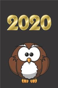 2020 Termin-Kalender Eule DIN A5