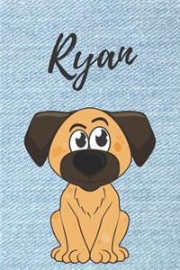 Ryan Hund-Malbuch / Notizbuch Tagebuch