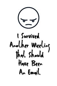 I Survived Another Meeting That Should Have Been An Email.