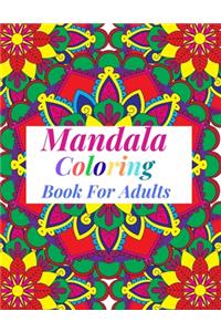 Mandala coloring book for adults