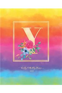 Weekly & Monthly Planner 2020 Y