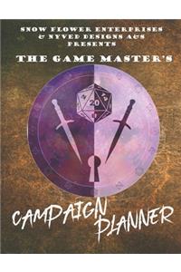 The Game Master's Campaign Planner