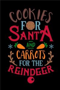 Christmas Journal Cookies for Santa and Carrots for the Reindeer