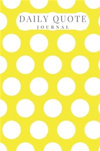 Daily Quote Journal