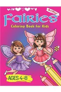 Best Magic Fairies Coloring Book for Kids ages 4-8