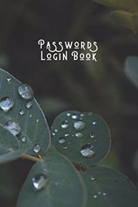 Passwords Login Book