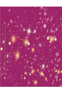 Trip to the Glowing Stars 2018-2019 18 Month Academic Planner