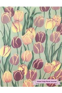Violet Tulip Floral Journal