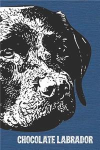 Chocolate Labrador Lined Notebook