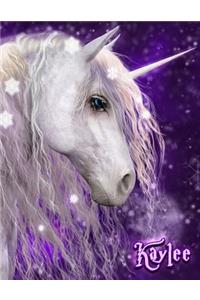 Kaylee: Personalized Unicorn Fantasy Themed Journal with Lined Pages