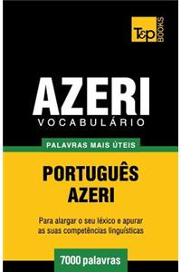 Vocabulário Português-Azeri - 7000 palavras mais úteis