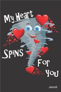 My Heart Spins for You Journal