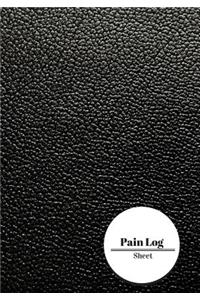 Pain Log Sheet: Portable Notebook Journal. Helps Pain Management. Log and Track Pain Daily. 2 Pages Per Day Layout. Log Pain Location, Symptoms, Triggers, Relief Me