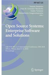 Open Source Systems: Enterprise Software and Solutions