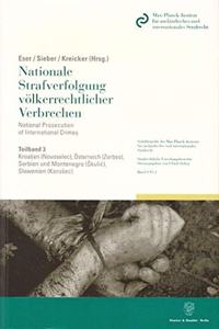 Nationale Strafverfolgung Volkerrechtlicher Verbrechen / National Prosecution of International Crimes