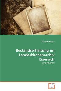 Bestandserhaltung im Landeskirchenarchiv Eisenach