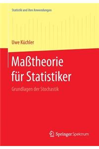 Maßtheorie für Statistiker