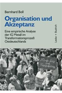 Organisation und Akzeptanz