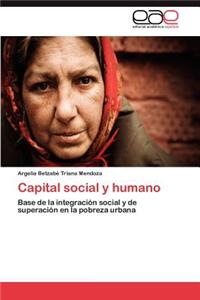 Capital social y humano