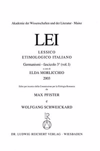 Lessico Etimologico Italiano